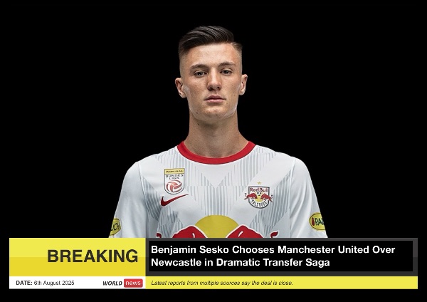 Benjamin Sesko Chooses Manchester United Over Newcastle in Dramatic Transfer Saga