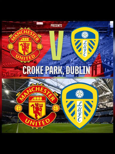 Manchester United edged Leeds United 5-4 on penalties after a 1-1 draw in a historic pre-season friendly at a sold-out Croke Park in Dublin on Wednesday night.